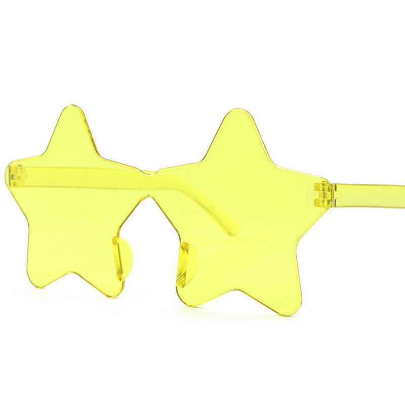 Wholesale PC Love Jelly Candy Color Frameless Sunglasses