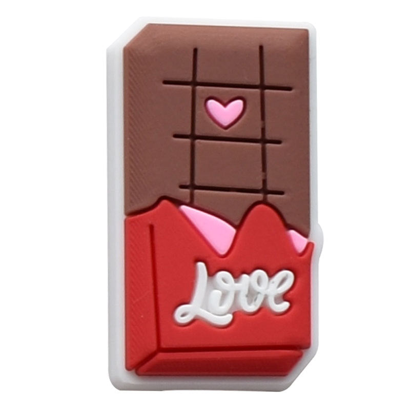 Wholesale Random 100pcs Red Valentine' s Day Series Croc Charms