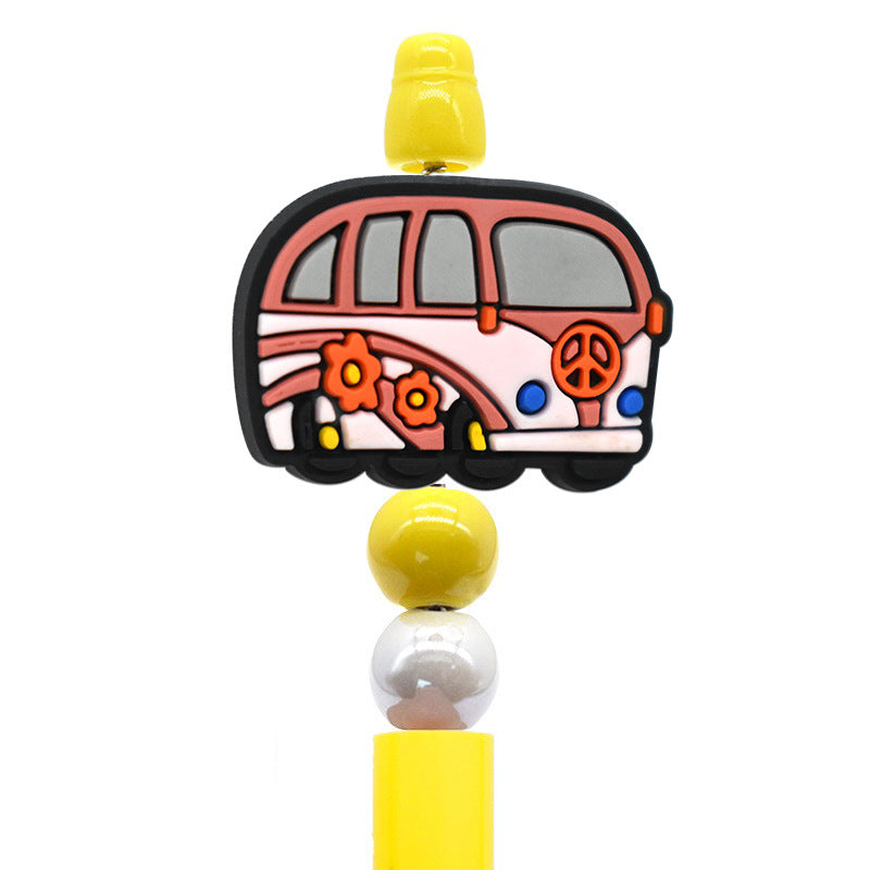 Wholesale 100pcs Diy Cartoon Pvc Soft Glue Beads