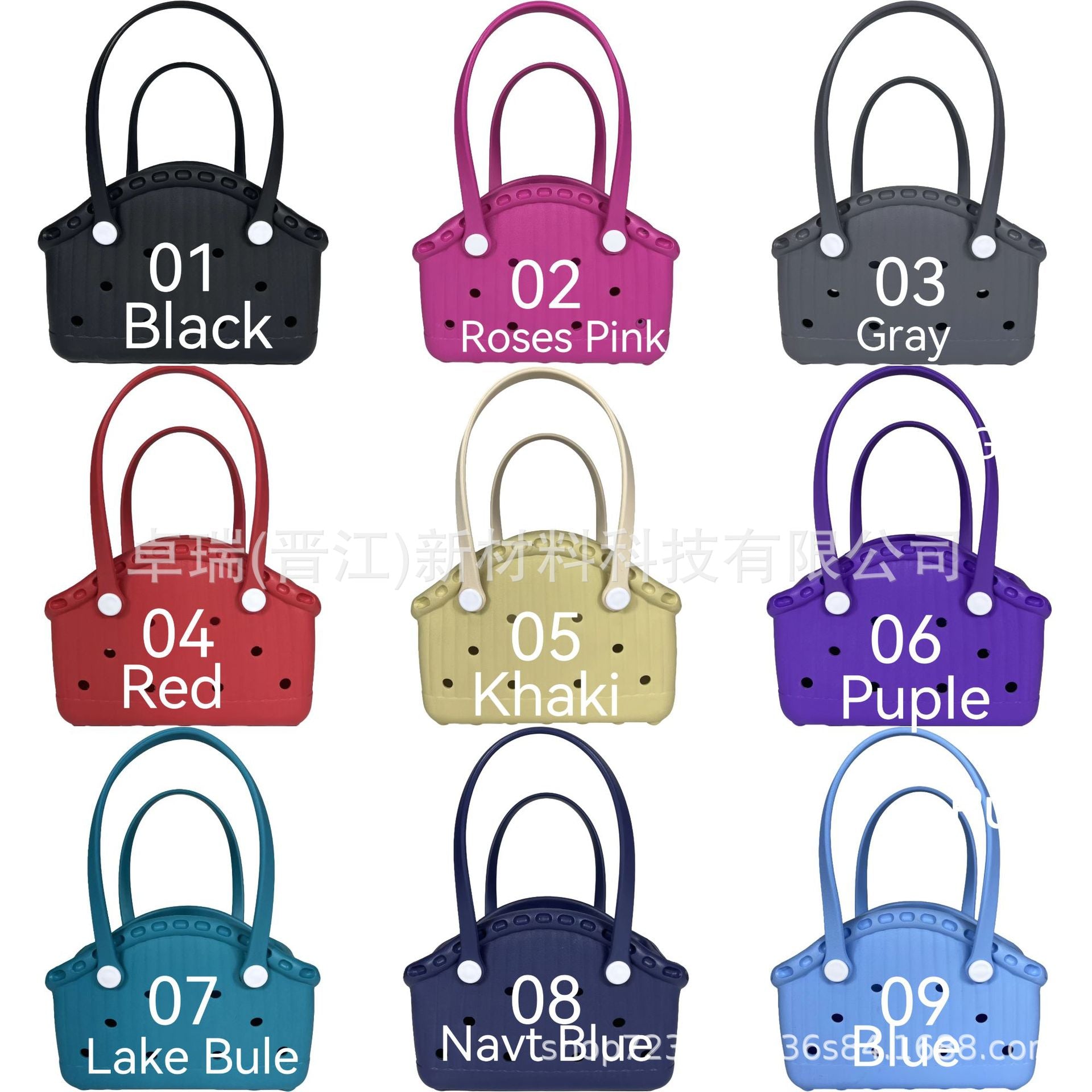 Wholesale Hot Selling EVA Beach Bag Outdoor Portable Ultra-light Handbag