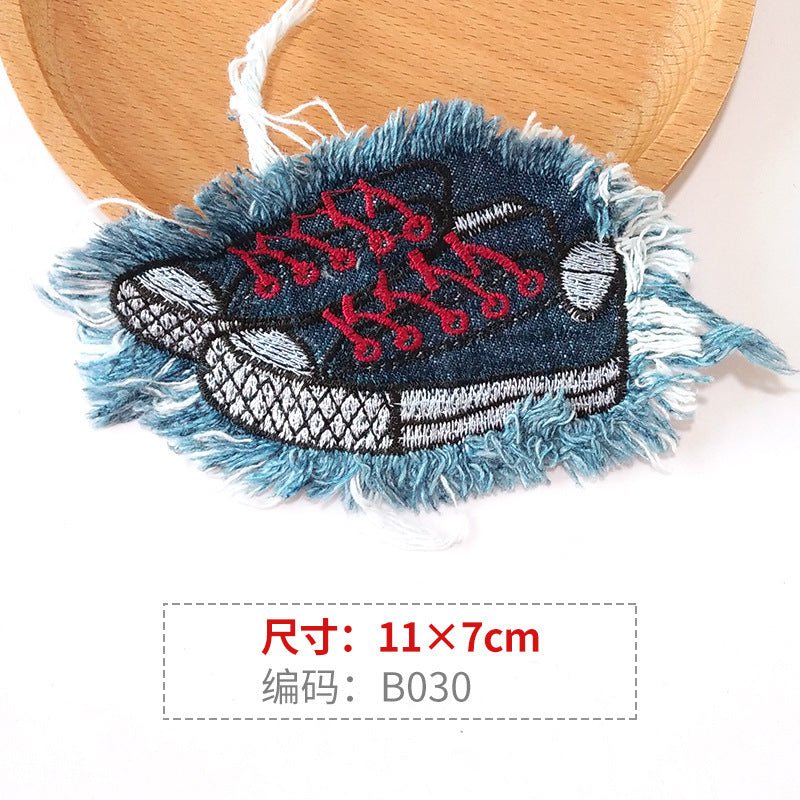 Wholesale Letter Skull Series Embroidery DIY Patches