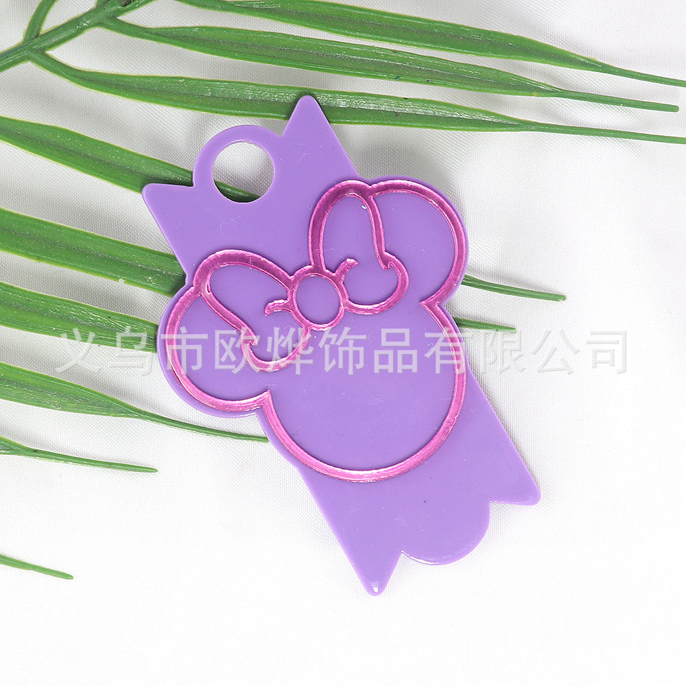 Wholesale 10pcs Blank DIY Acrylic Nameplate FlatBack