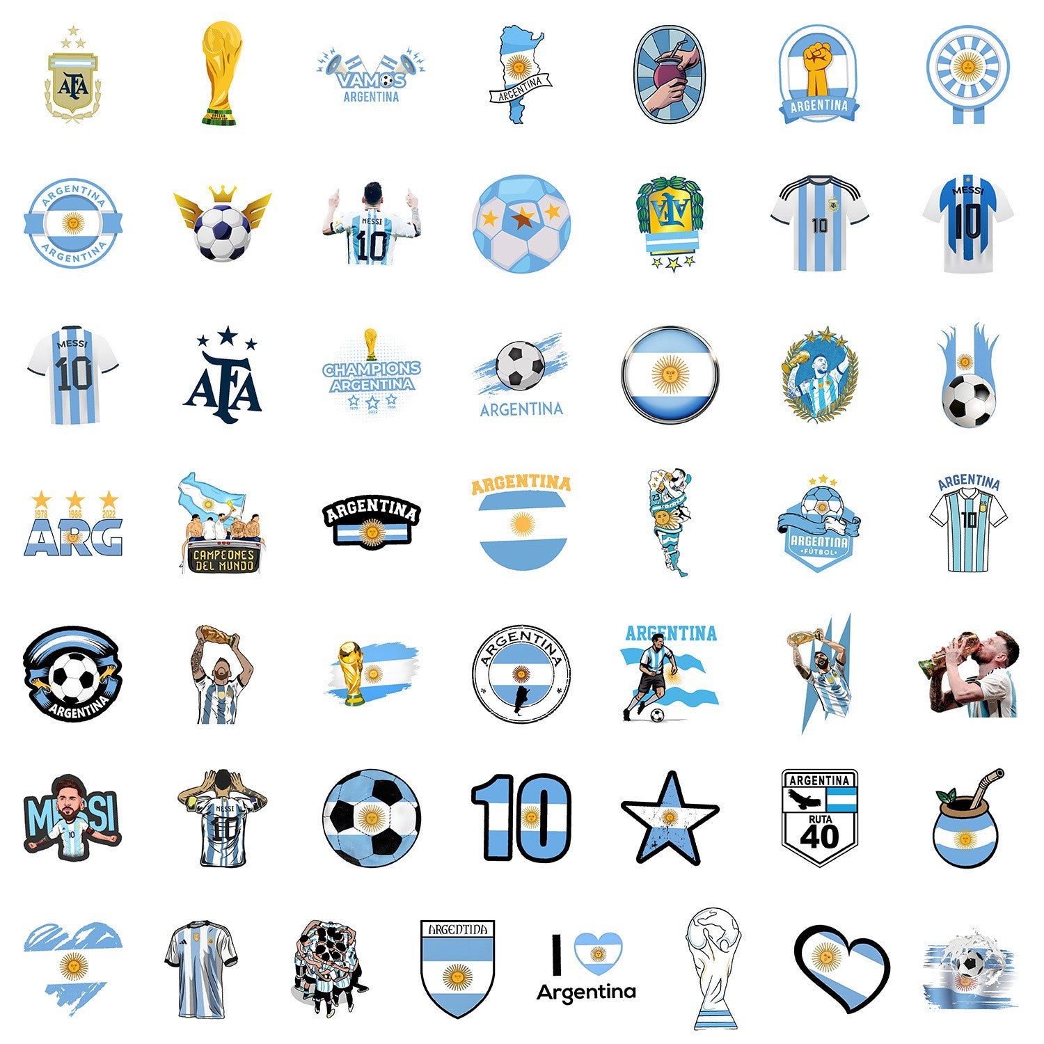 Wholesale 50 football graffiti stickers sports ball waterproof decorative stickers