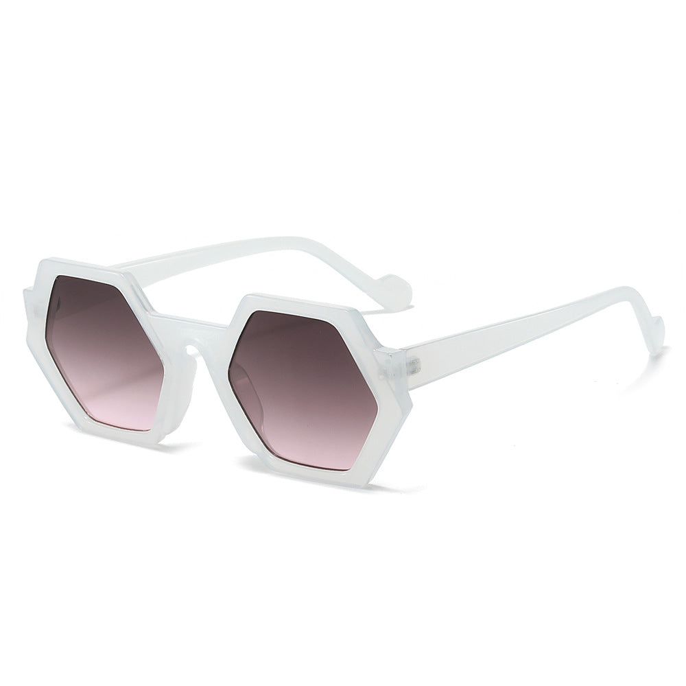 Wholesale Fashionable Polygonal Versatile Men's and Women's Modern Sunglasses