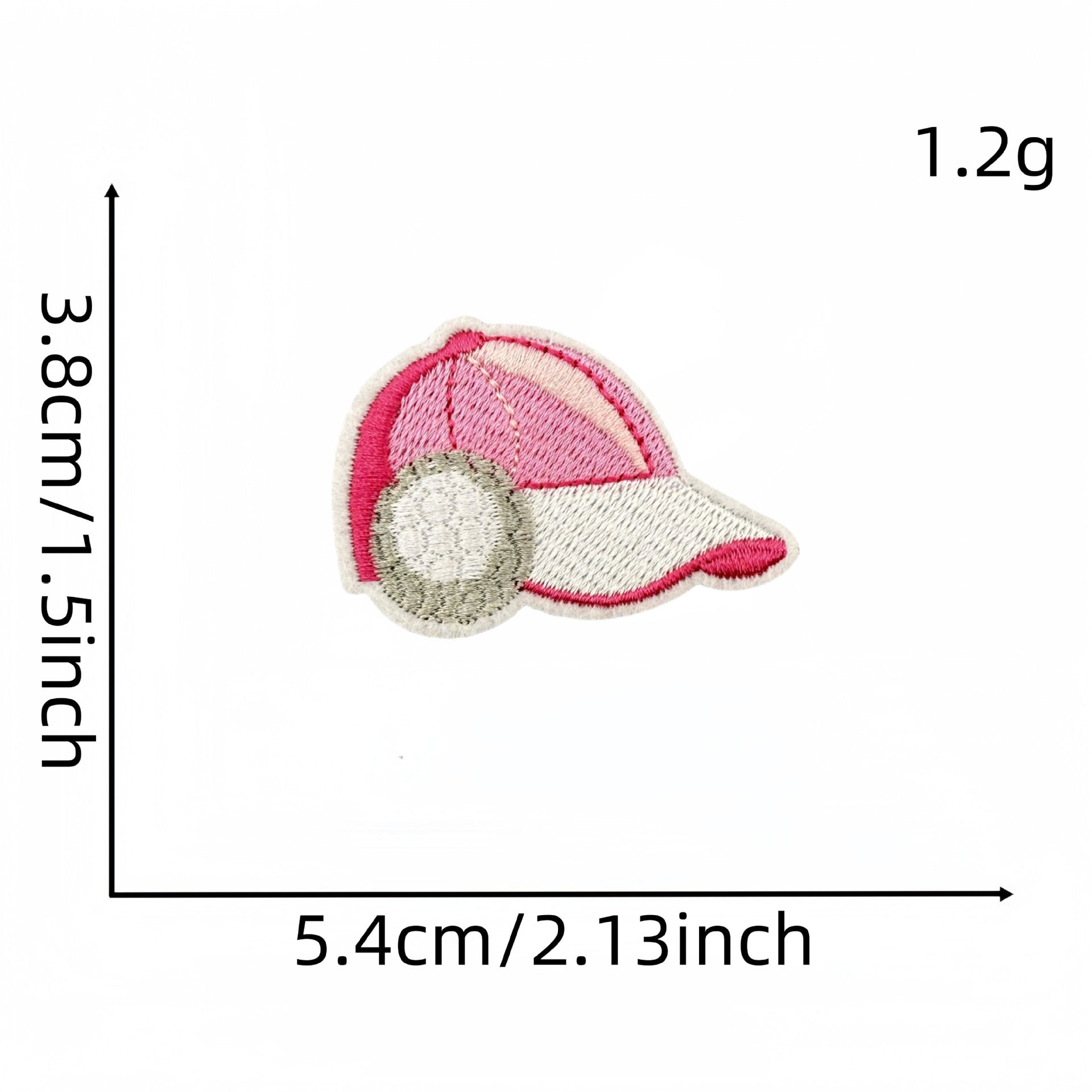 Wholesale Cartoon Sports Golf Pink Series Embroidery DIY Patches