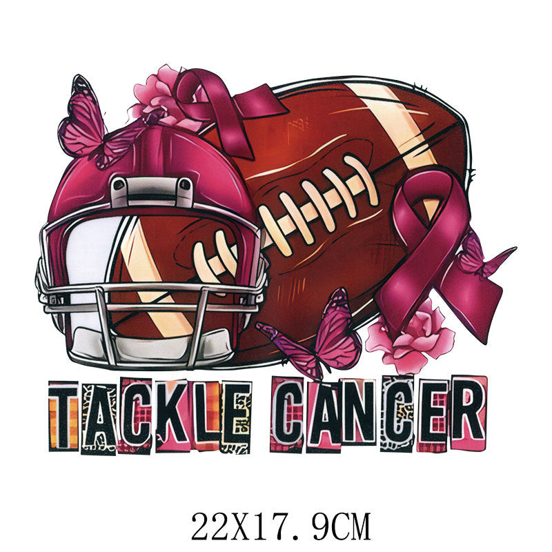 Wholesale 10pcs/pack Pink rainbow ribbon UV DTF Ready to Press Transfers Wraps