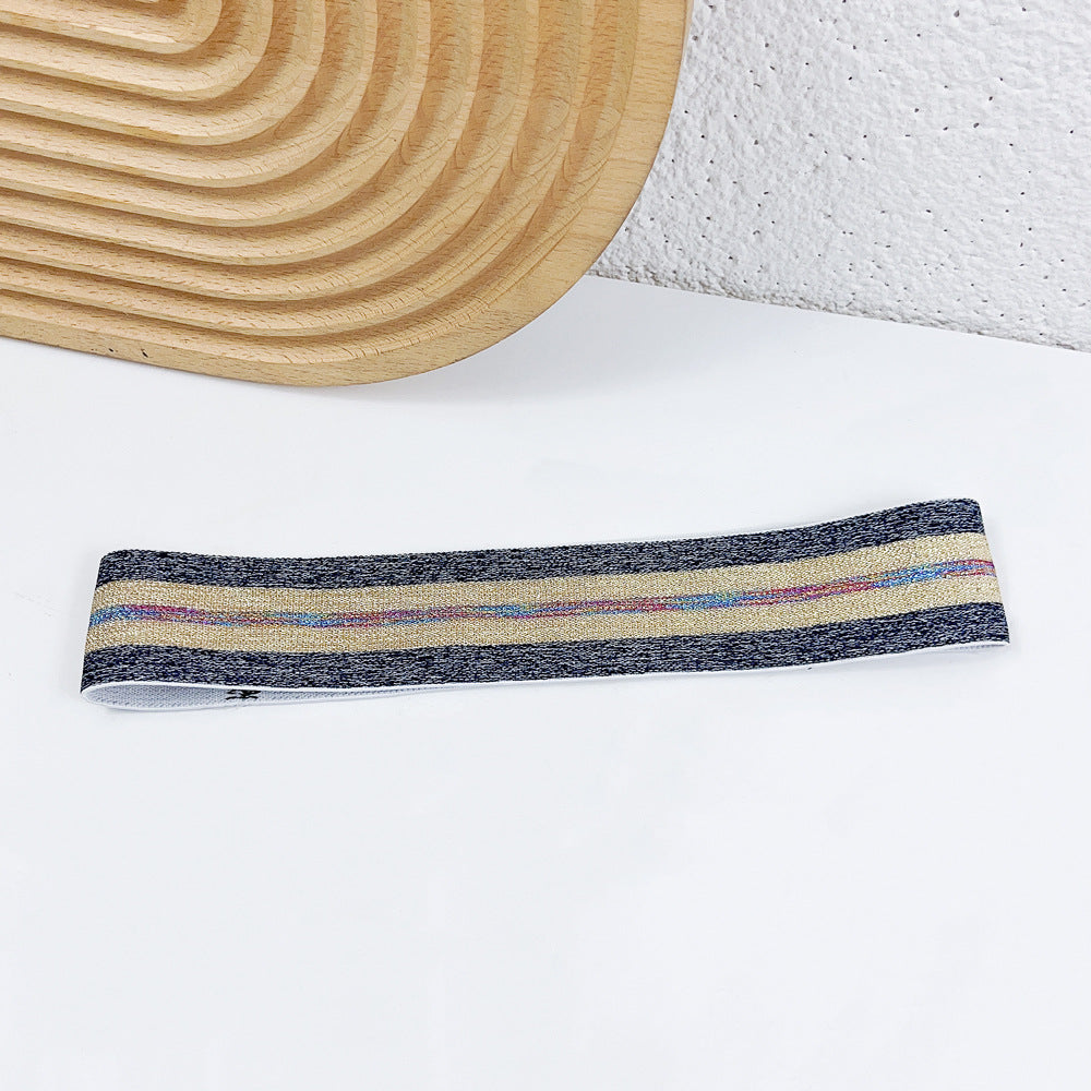 Wholesale Leopard Pattern Wide Edge Sports Sweat-absorbing Hair Band