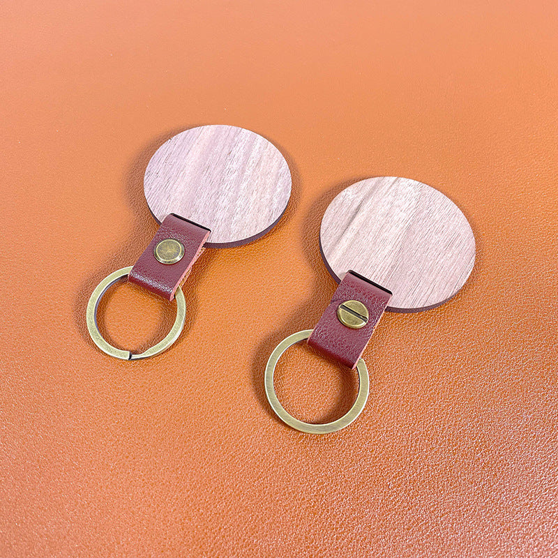 Wholesale DIY Blank Wooden Keychains