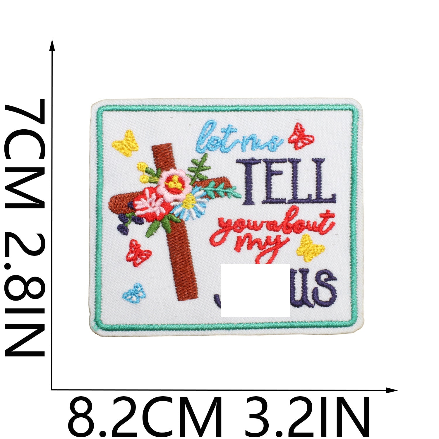 Wholesale God' s Will Embroidered Cloth Patch Bag Decoration Holy Gold  DIY Patches