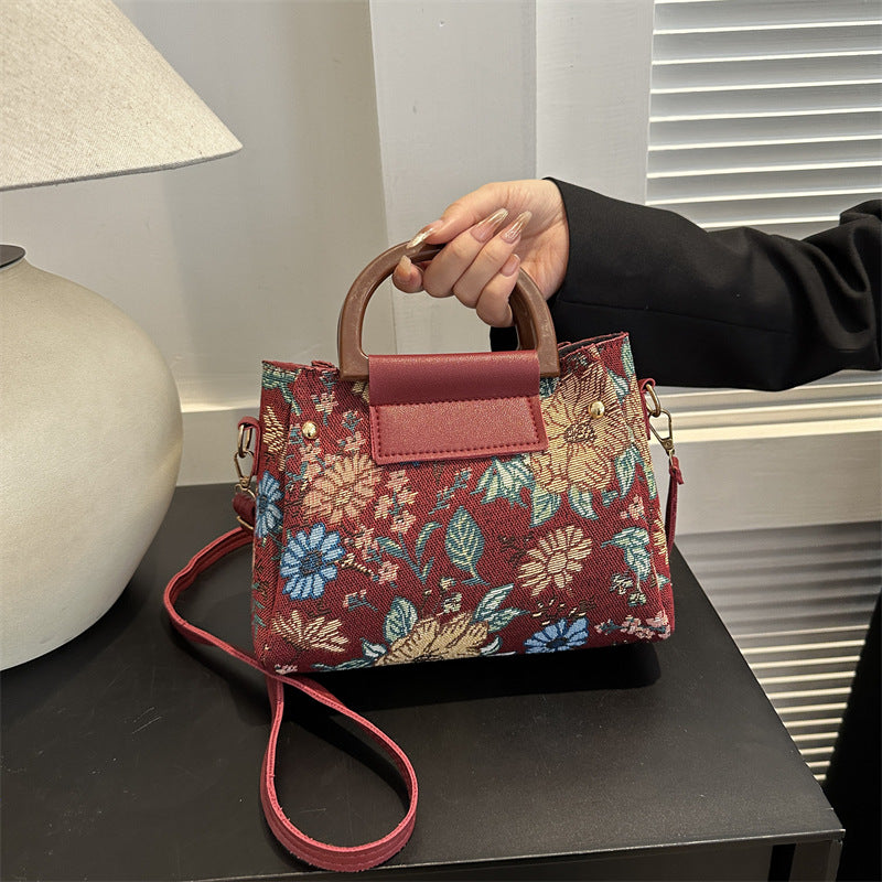 Wholesale PU Retro Commuting Large Capacity Shoulder Bag, Handbag, Crossbody Bag