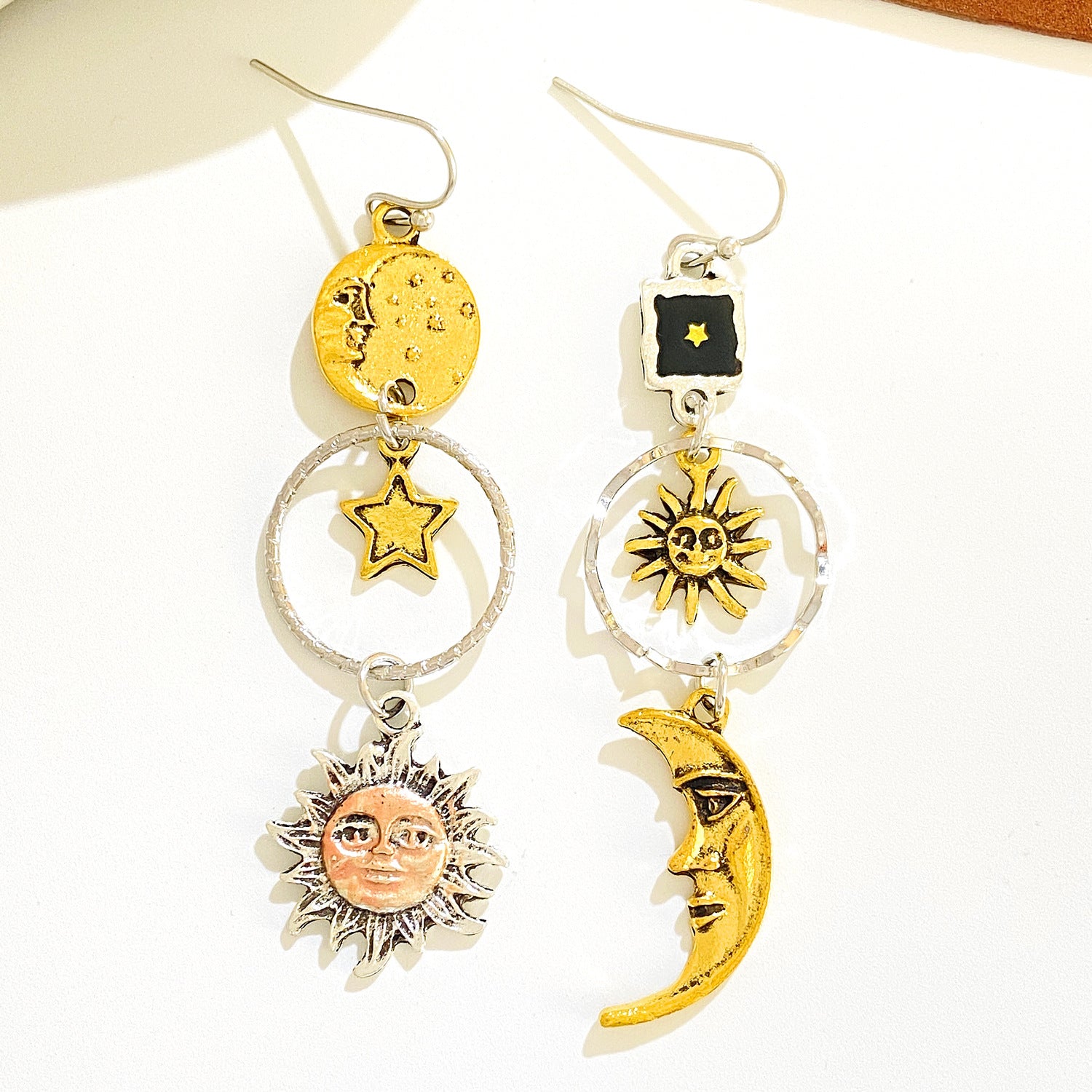 Wholesale Bohemian Star and Moon Earrings