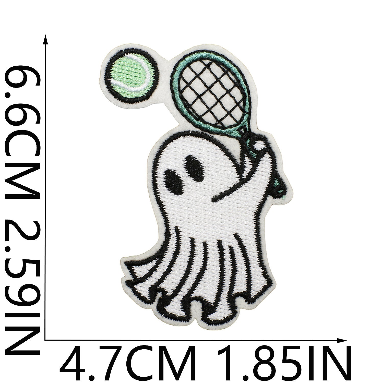 Wholesale Iron On Ghost Pumpkin Embroidery Patch Cute Witch Applique For Clothing Holiday Craft Supply For DIY Decor