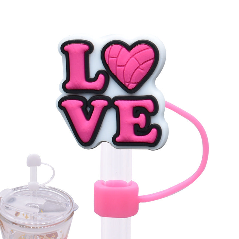 Wholesale Random 100pcs 10MM Pink Dust Plug Straw Hat Creative DIY Straw Accessories