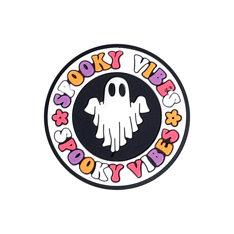 Wholesale  20pcs Halloween silicone beads new dark series loose beads diy bracelet necklace accessories cartoon silicone beads