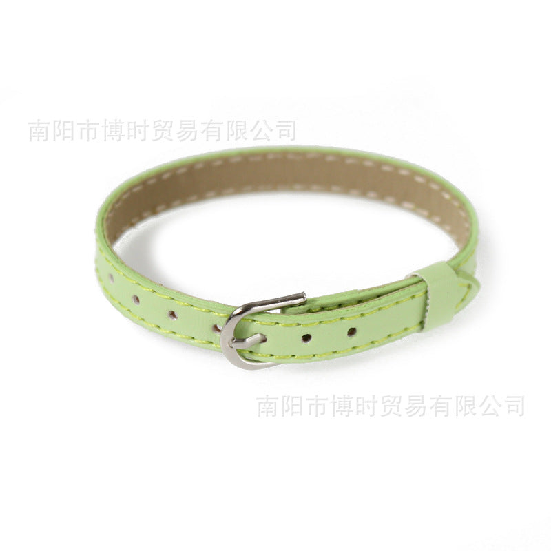 Wholesale  8mm imitation leather car line wrist strap