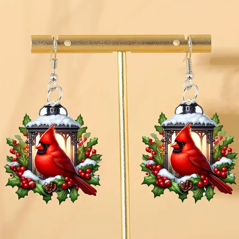 Wholesale Christmas atmosphere vintage earrings