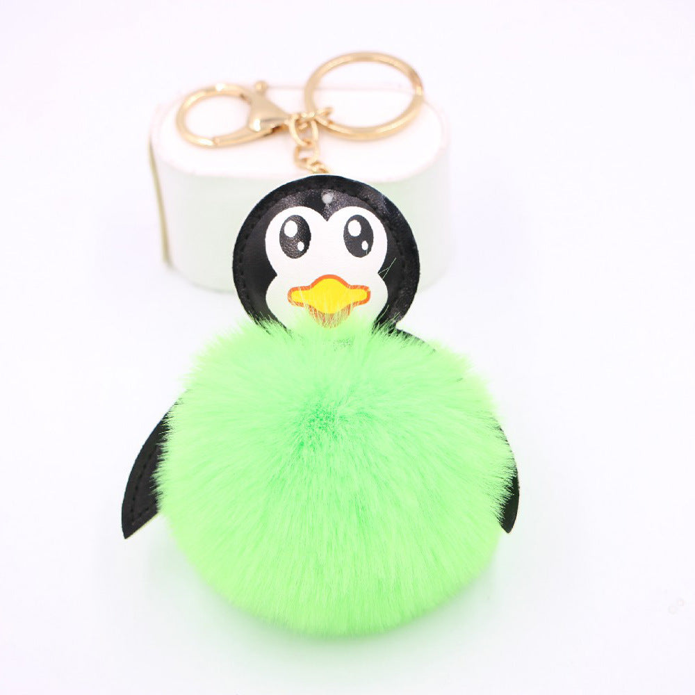 Wholesale Antarctic Cute Baby Penguin Plush Ball Pendant Keychain
