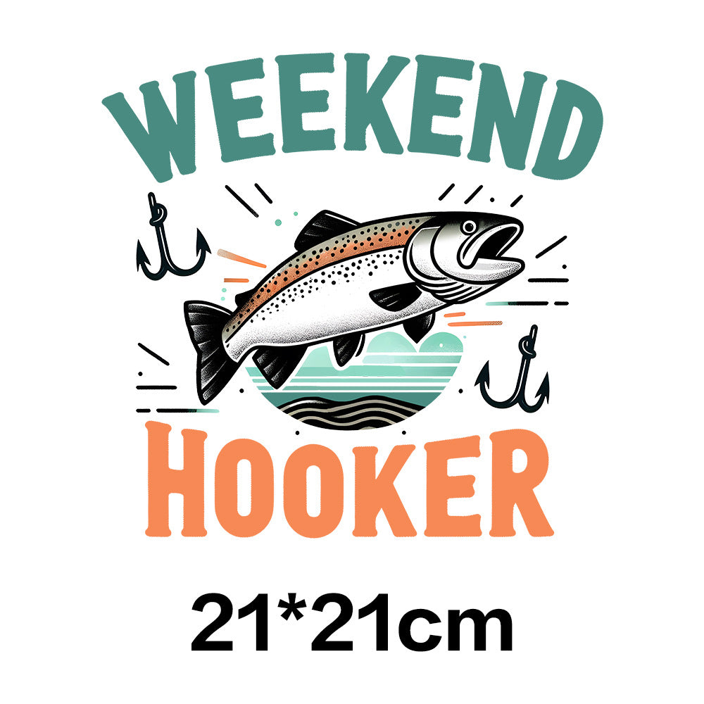 Wholesale Fishing UV DTF Ready to Press Transfers Wraps