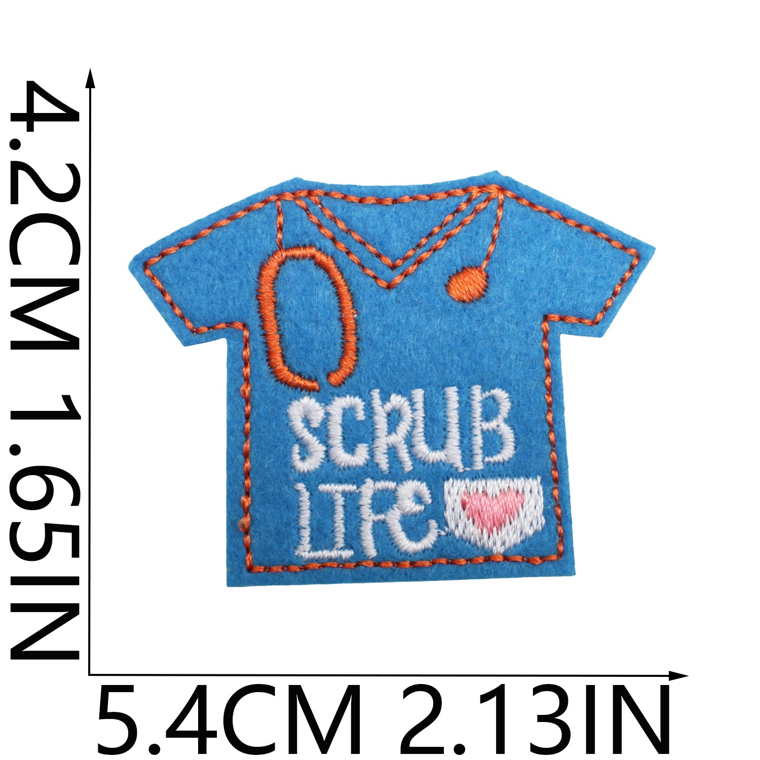 Wholesale Polyester Thread Cartoon Nurse Embroidered Iron On Patch With Syringe Pill Design For Clothing Bag DIY