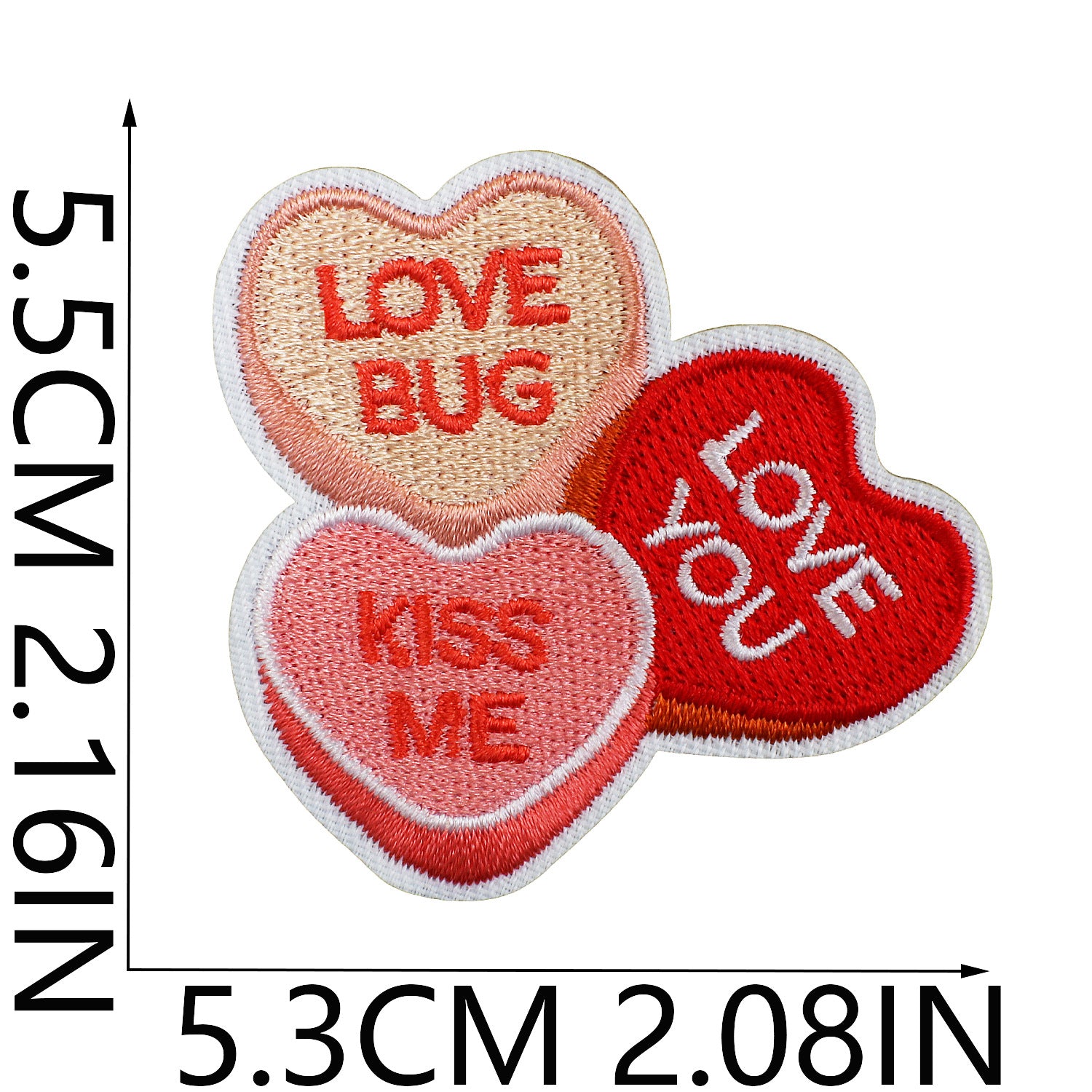 Wholesale Valentine' s Day Red Cartoon Embroidery DIY Patches