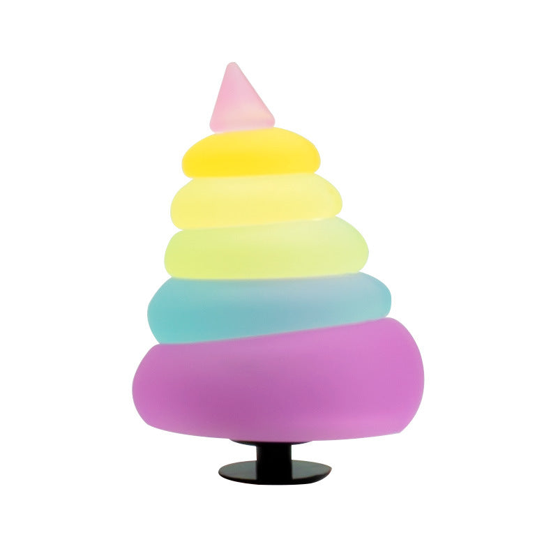 Wholesale 5pcs Unicorn LED flashing cartoon DIY hole shoes accessories shoe buckle