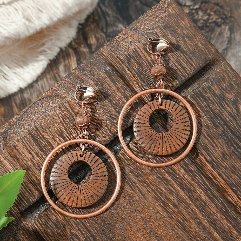 Wholesale Zinc Alloy Butterfly Earrings Maillard Fall Winter Style Women S Fashion Accessory For Boutique Resale