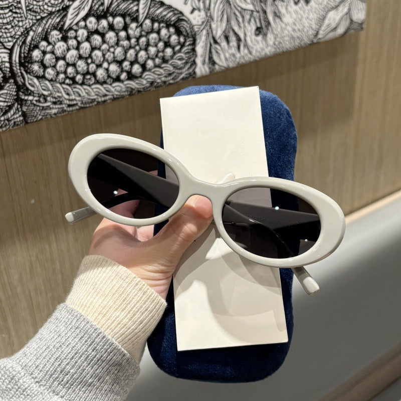 Wholesale Oval frame sun glasses