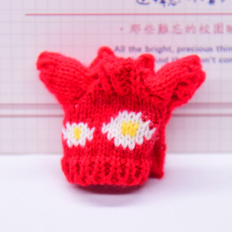 Wholesale Wholesale 10cm Handdog Doll Replacement Clothes Sweater Toy Cotton Doll Accessories Finished Dress-up Accessories