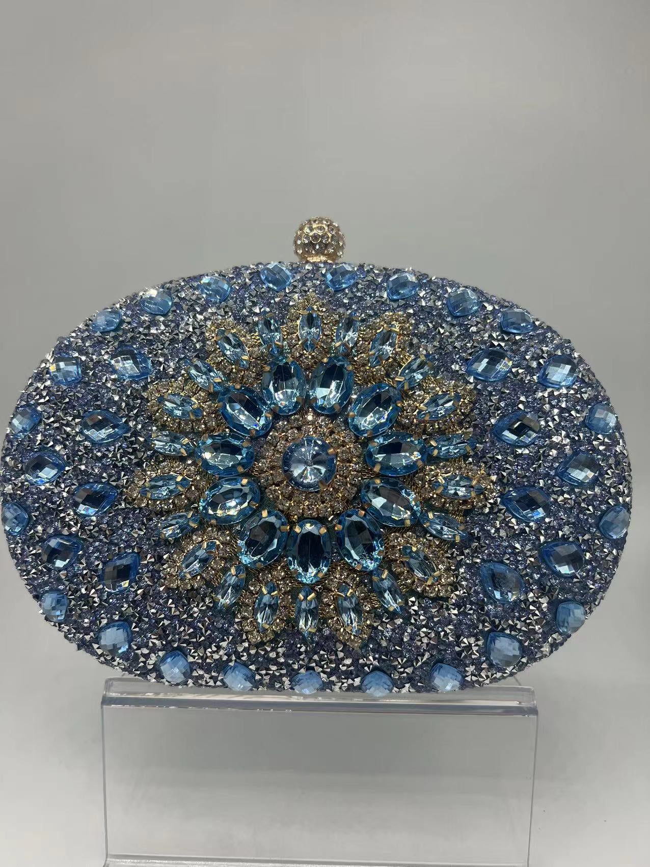 Wholesale Sunflower Diamond Evening Clutch