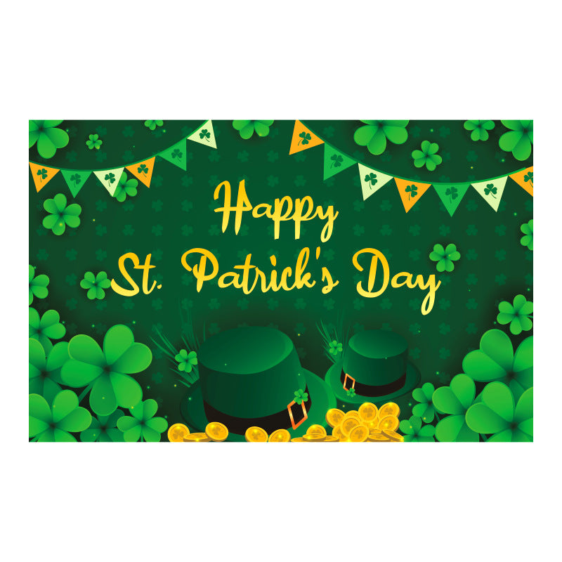Wholesale St. Patrick's Day Background Cloth Decorations