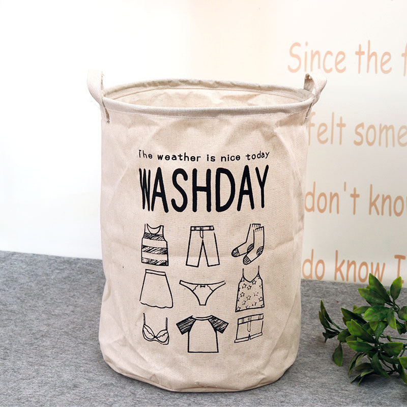 Wholesale Canvas Dirty Clothes Storage Basket