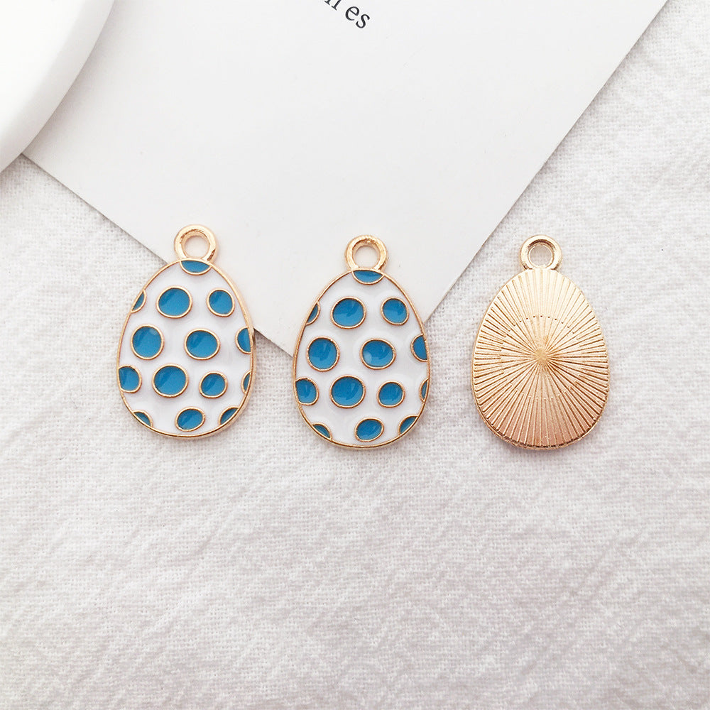 Wholesale Easter Egg Alloy Keychain Accessories