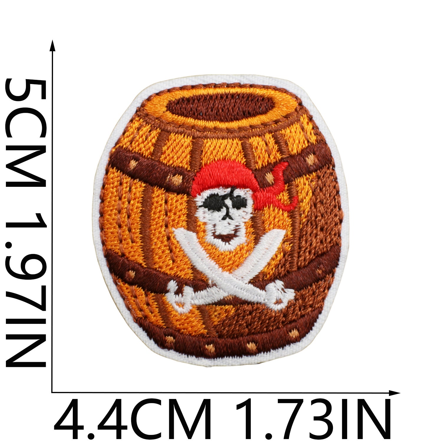 Wholesale Pirate Ship Embroidery Patch Iron On Treasure Map Cartoon Telescope Decorative DIY Accessory For Clothing Party And Gift