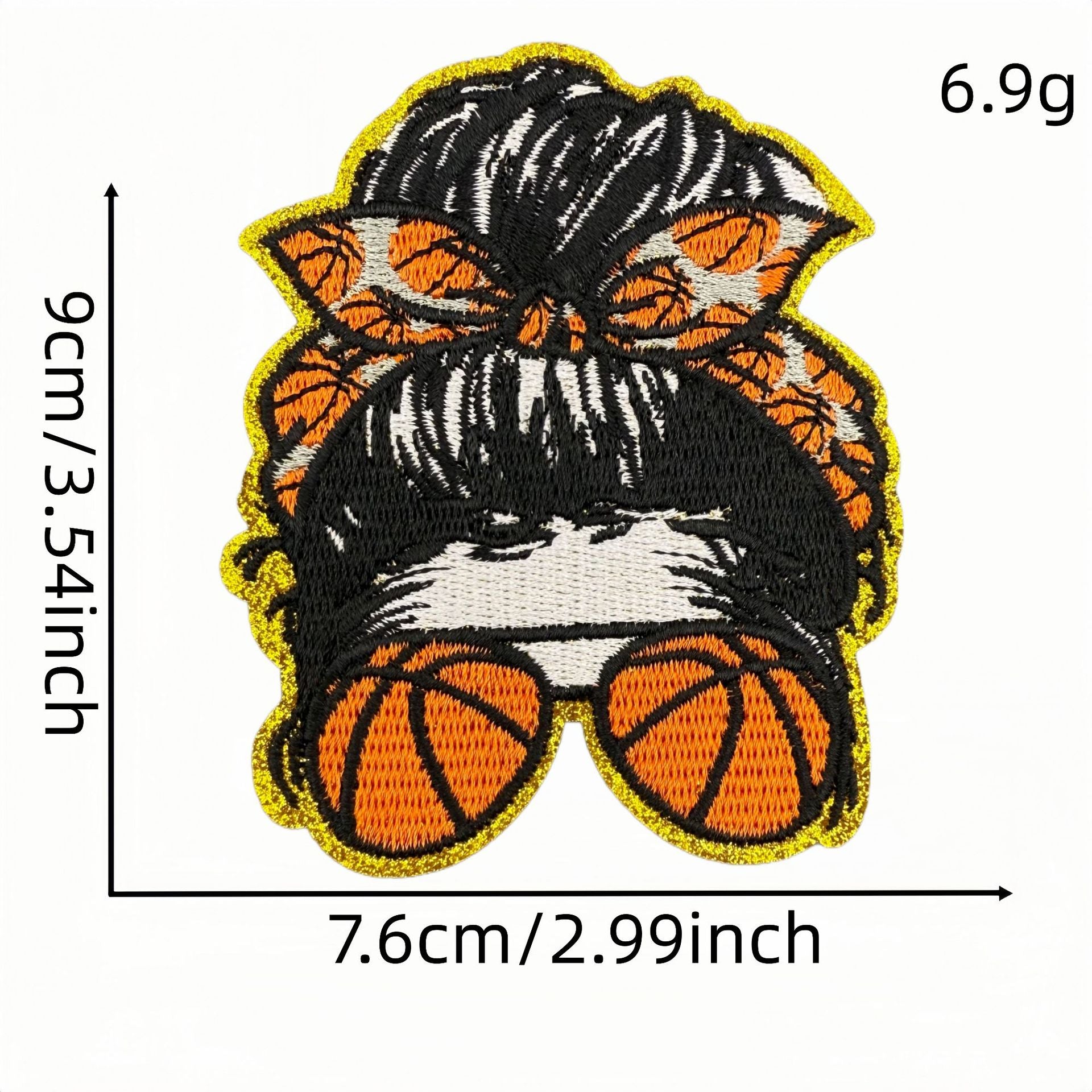 Wholesale Basketball shoe series embroidery DIY patches