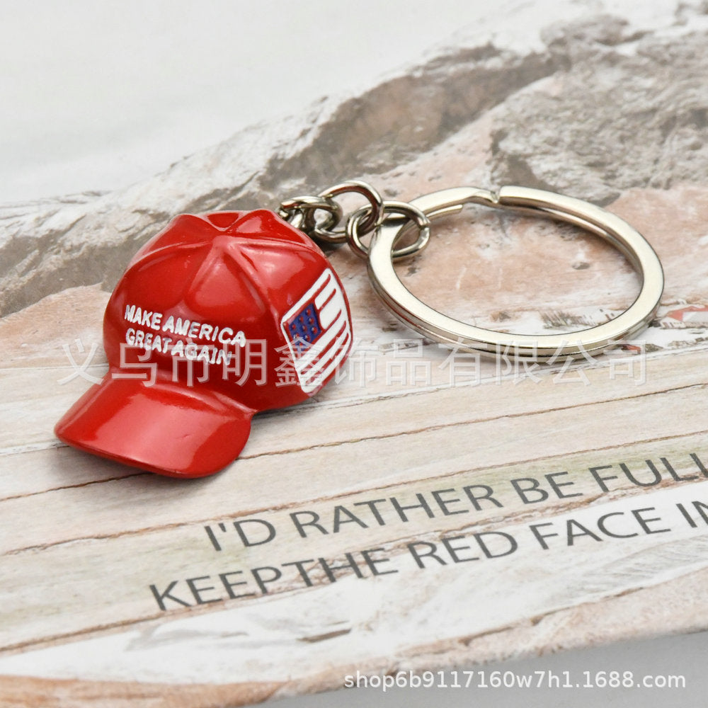 Wholesale Hip Hop Baseball Cap Alloy Keychain
