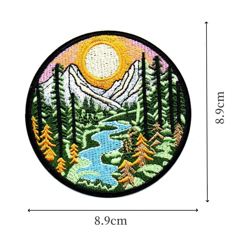 Wholesale DIY Fashion Computer Embroidery Seal Skull Embroidery Trendy Patch FS
