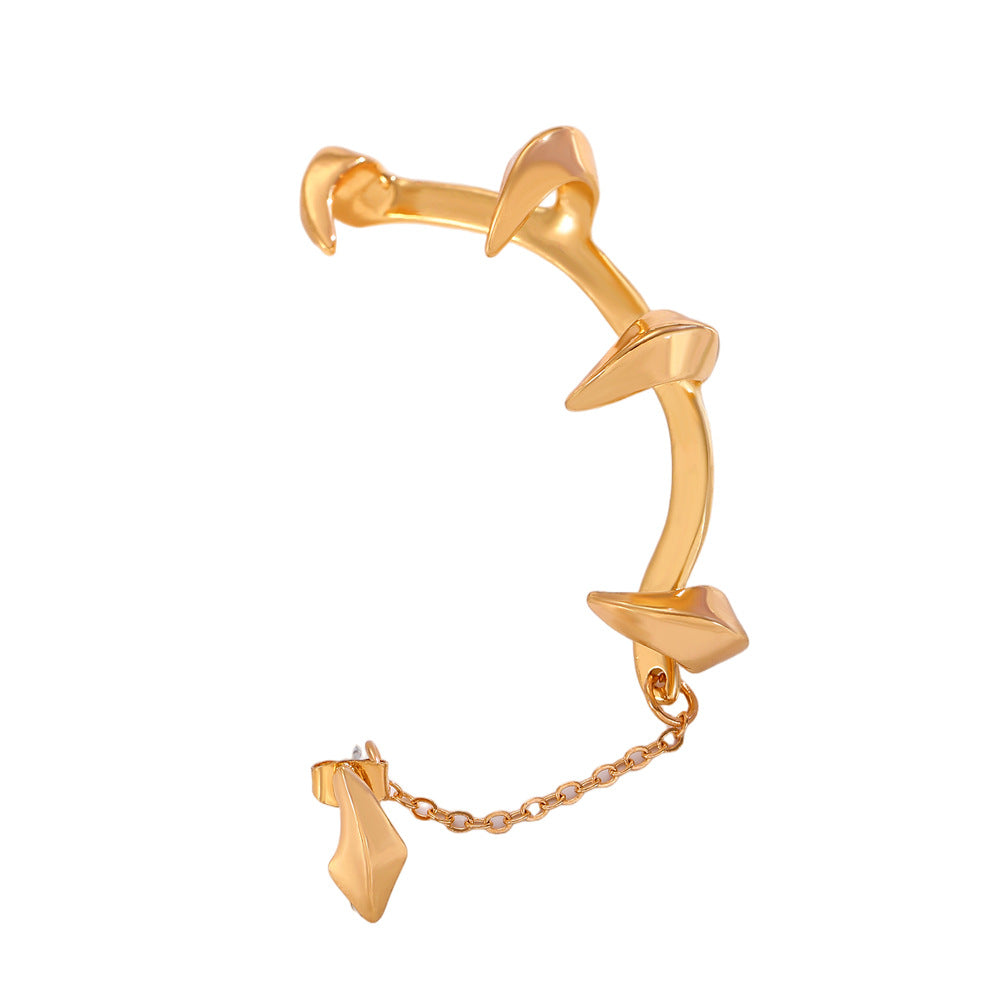 Wholesale Gothic Demon Claw Ear Cuff Women S Punk Dark Alloy Ear Clip For No Piercing Stylish Boutique Jewelry Accessory