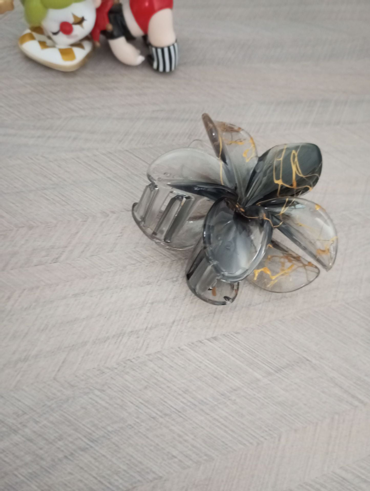 Wholesale Large 8CM Gradient Color Plumeria Flower Hairpin