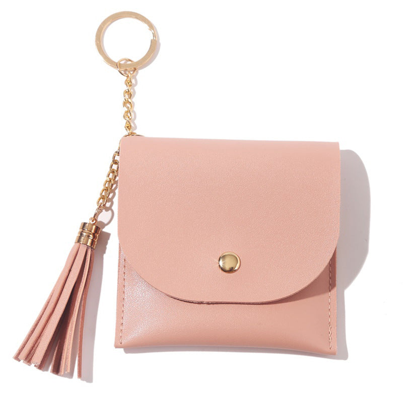 Wholesale PU Tassel Card Bag, Wallet, Key Bag, Keychain