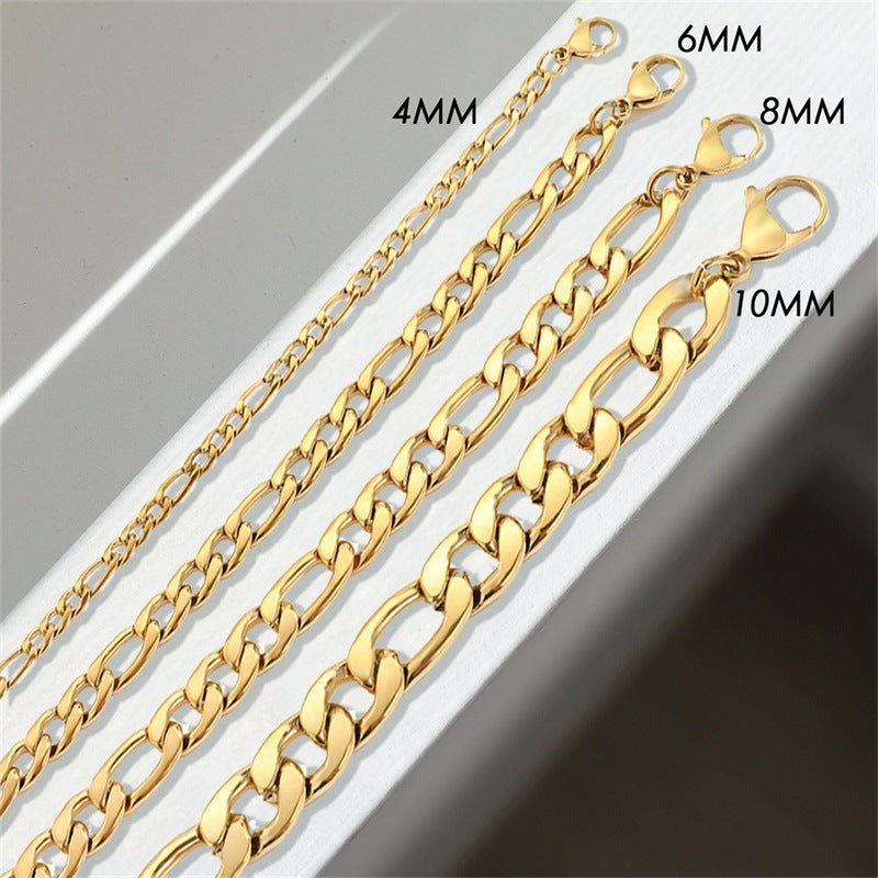 Wholesale Titanium Steel Coarse Necklaces