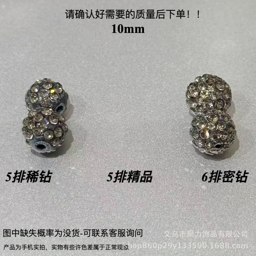 Wholesale 100pcs Polymer Clay Diamond Beads Loose Spacer Beads For DIY Jewelry Making Trendy Fashion Accessory For Resale