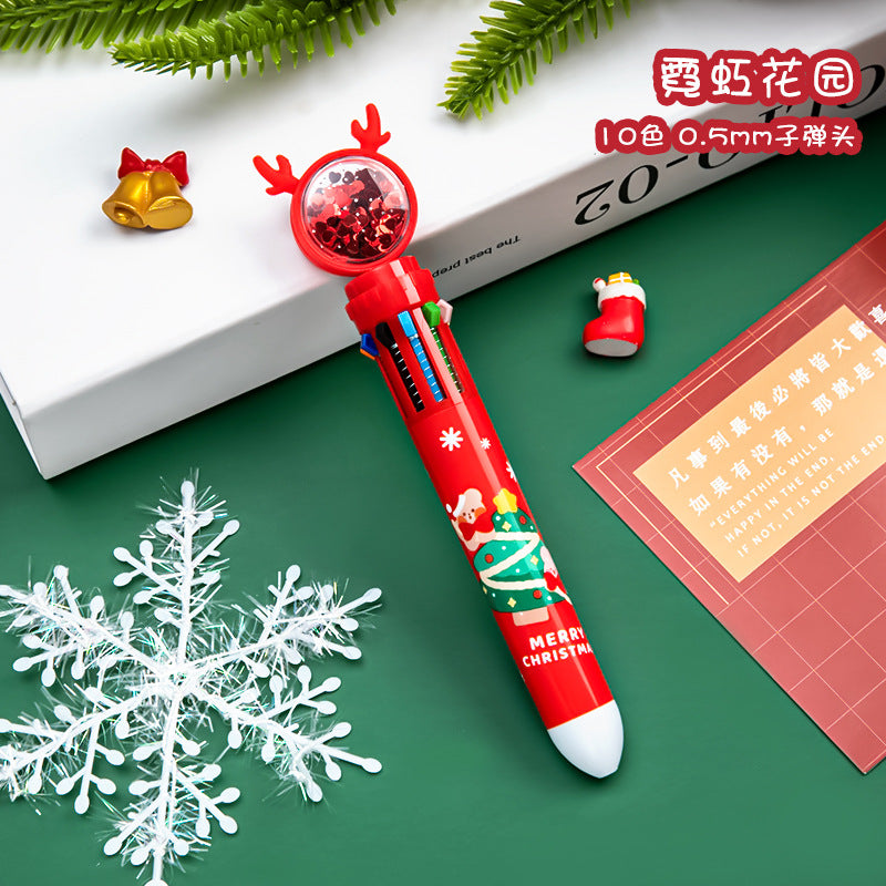 Plástico de plástico al por mayor alco de 10 colores bolígrafo