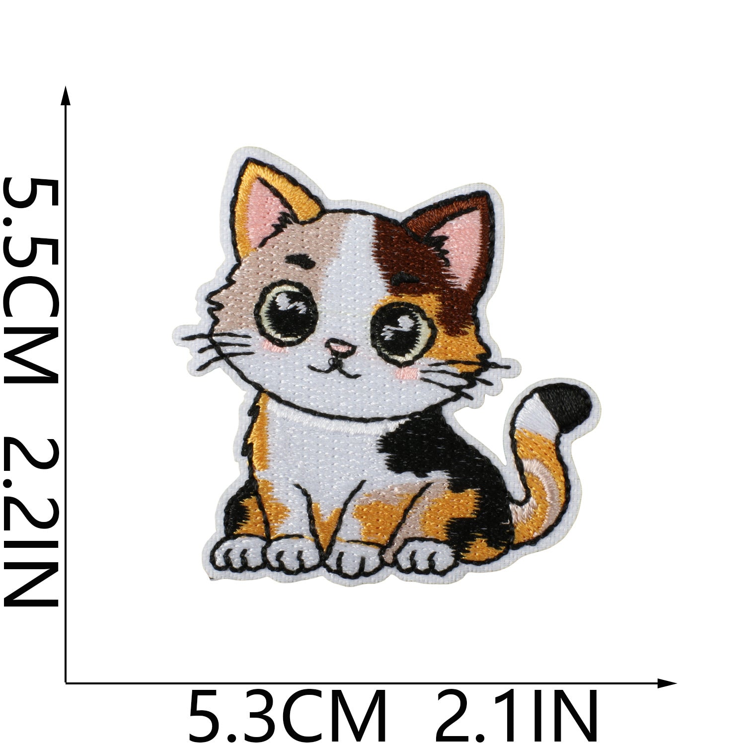 Wholesale Polyester Iron On Embroidery Patch Cat Party Cartoon Kitten Decorative Accent For Clothing Everyday Use
