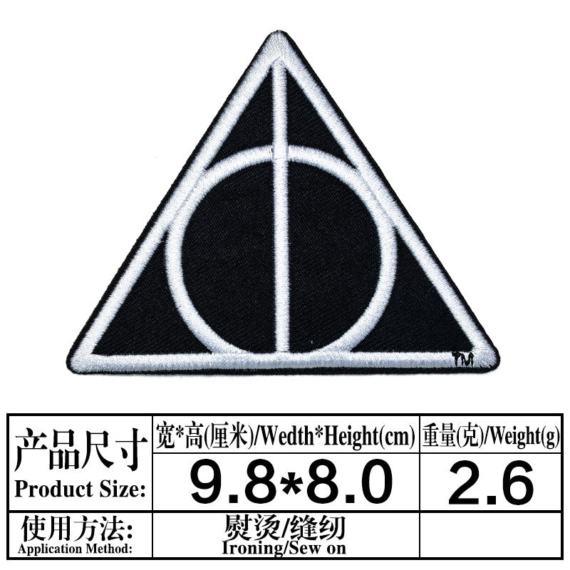 Wholesale 9 Pack Embroidered Iron On Cloth Patches Badges For Casual Clothing And DIY Craft Supply