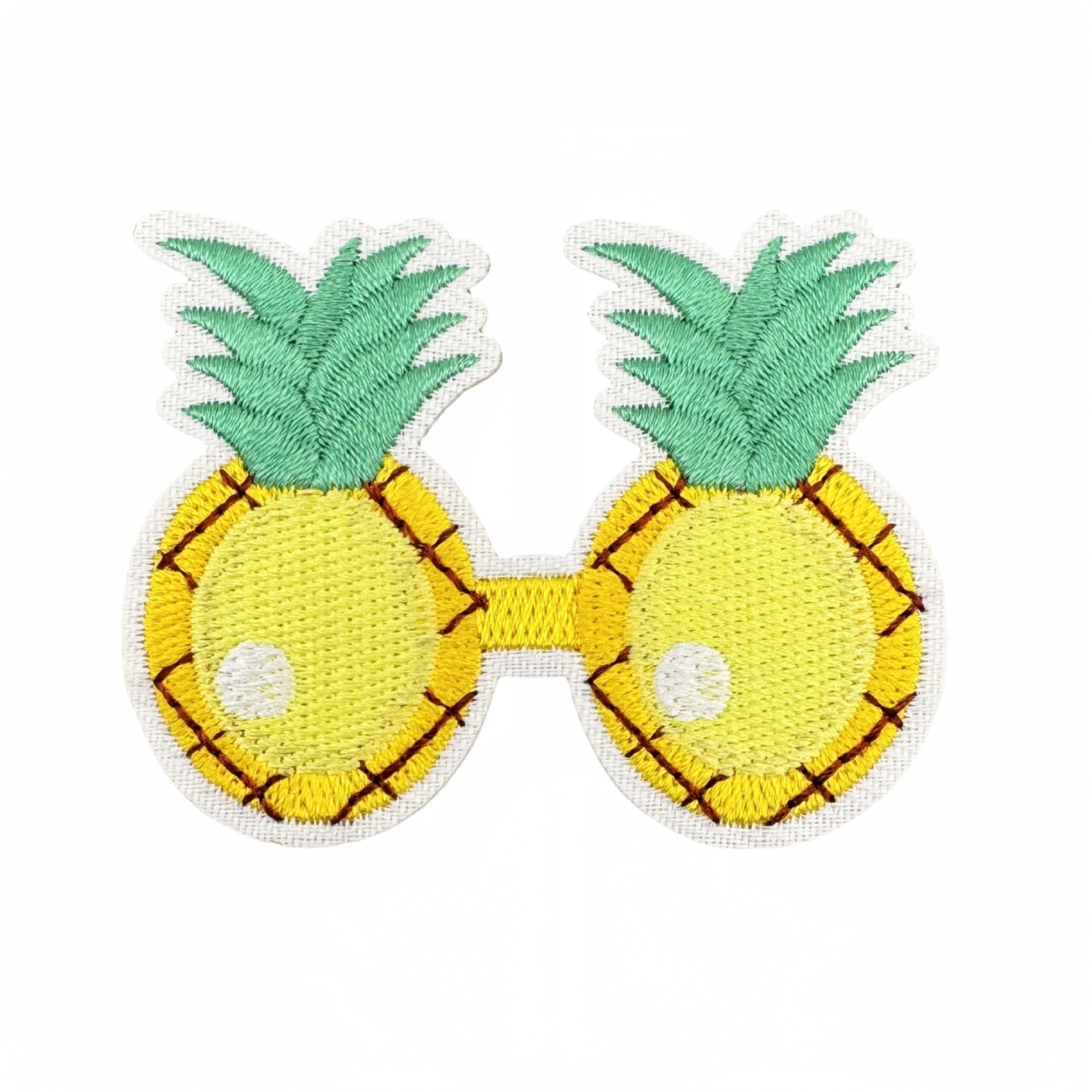 Wholesale Stylish Embroidered Patch Funny Sunglasses Watermelon Design Iron On For Bags Hats Clothing DIY Craft Supply