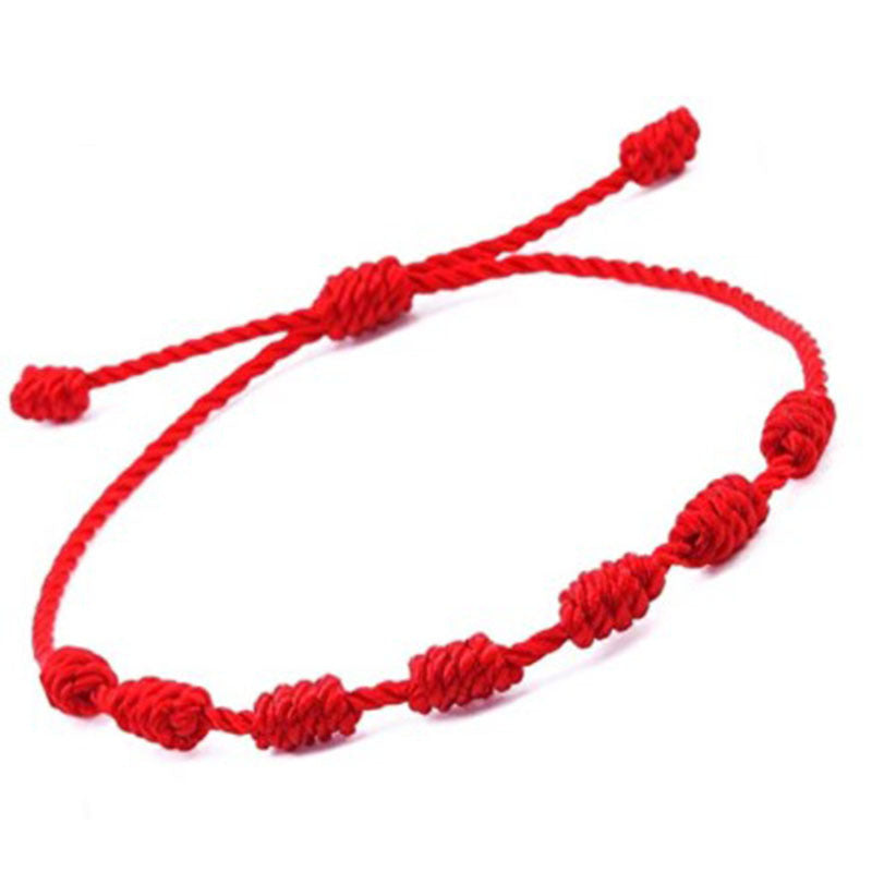 Wholesale Hand Woven Adjustable Devil's Eye Red String Bracelet
