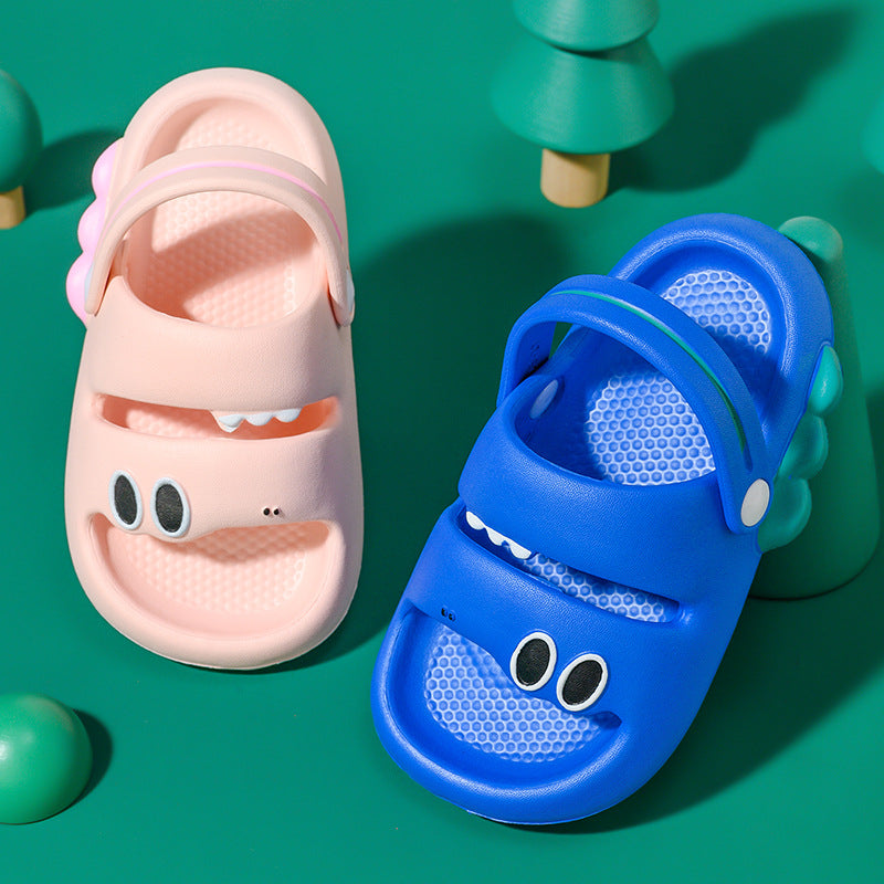 Wholesale PVC Cartoon Kids Hole Shoes