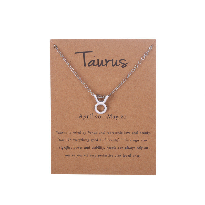 Wholesale of Twelve Constellations Necklaces and Collarbone Chains