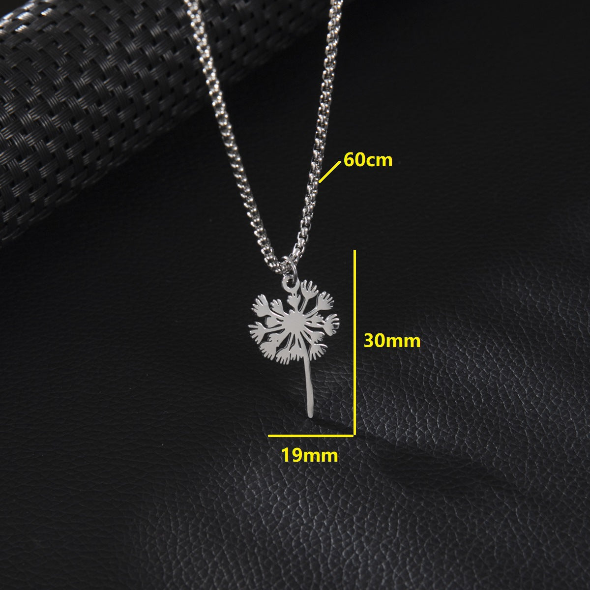 Wholesale  new stainless steel hollow volleyball plant flowers butterfly pendant necklace jewelry men