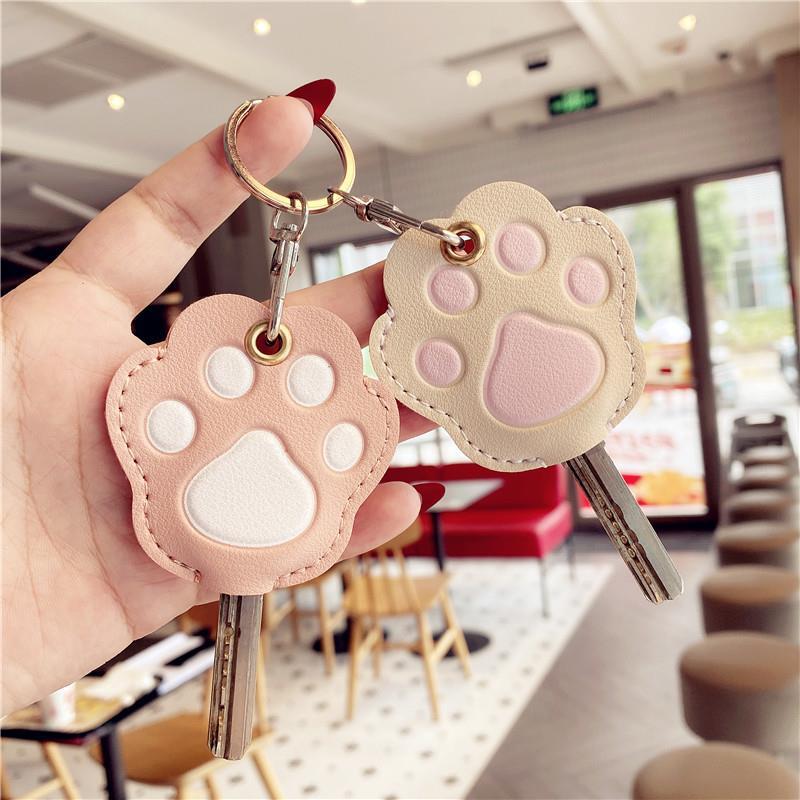 Titular de la llave de la garra del gato de dibujos animados de PVC al por mayor